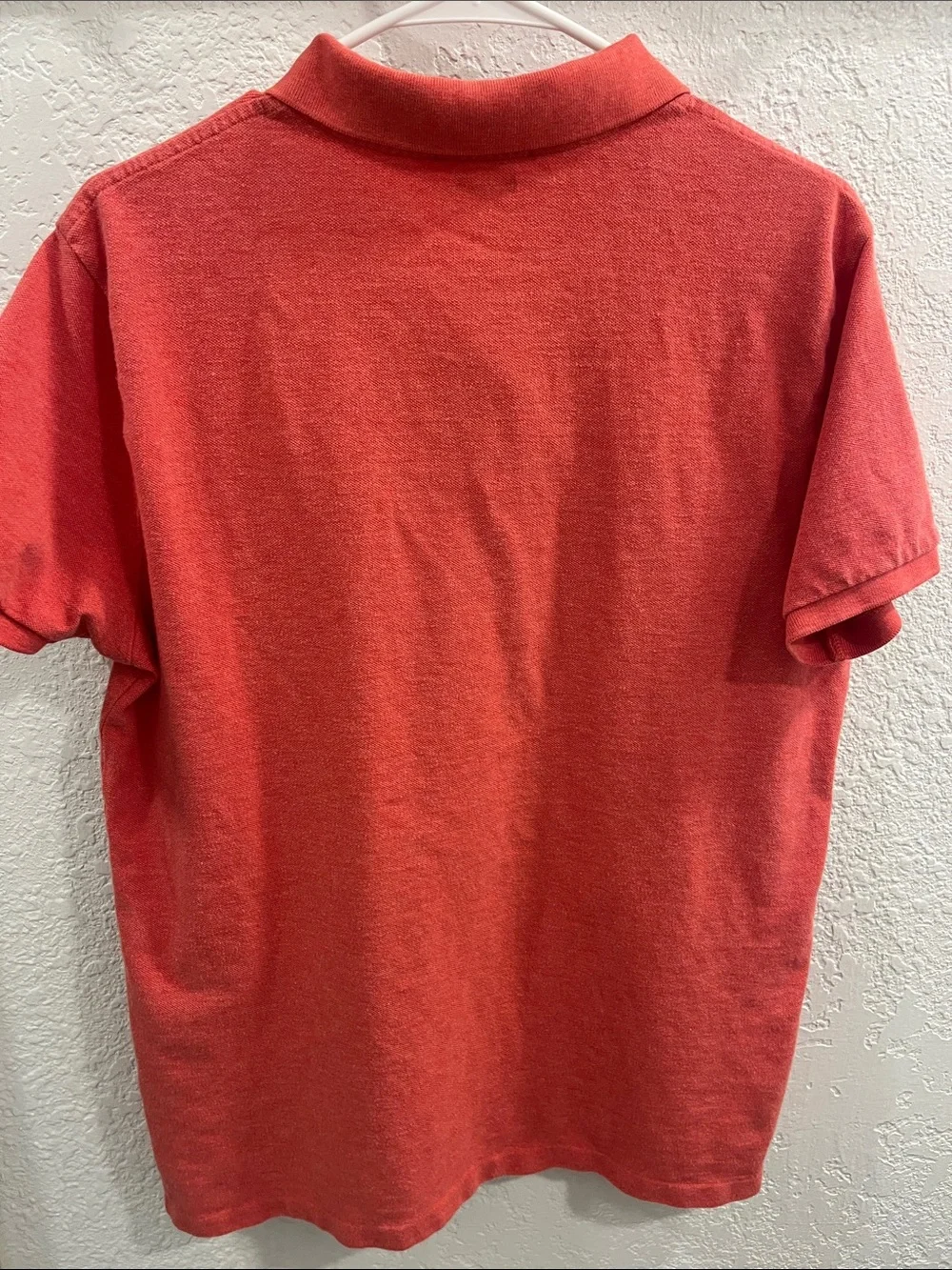 Polo by Ralph Lauren Coral Men’s Short Sleeve Polo with Navy Pony